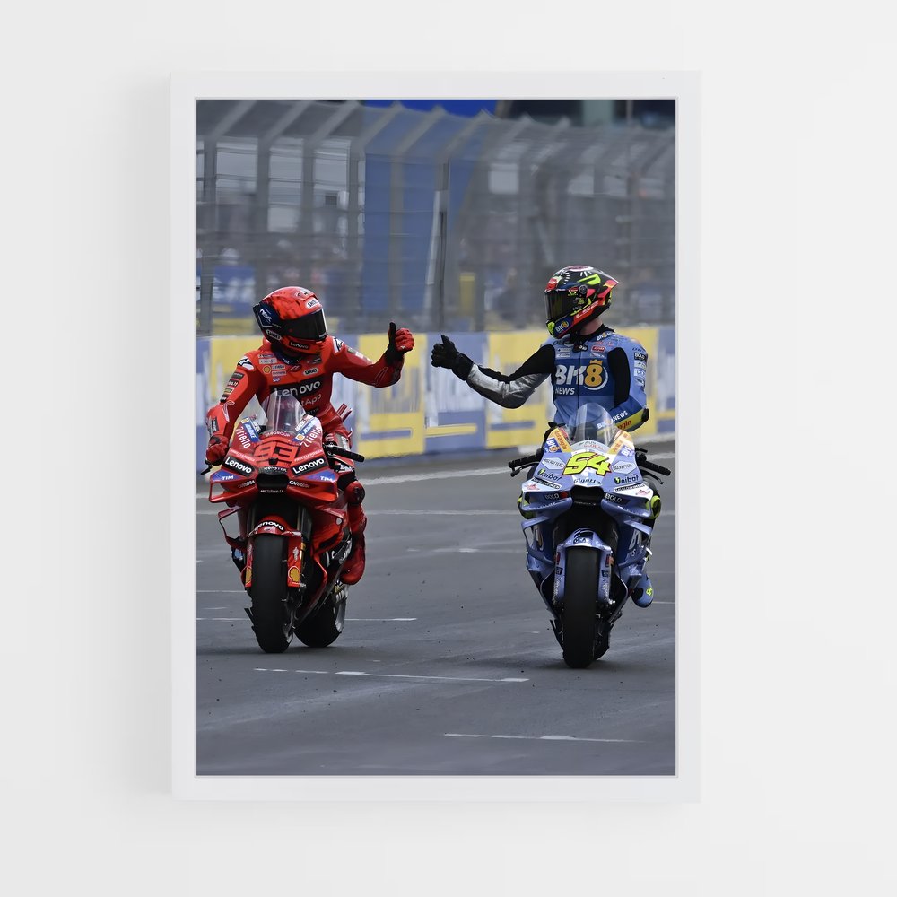 Poster énergique RS-GP MotoGP – affiche Aprilia (vue 3)